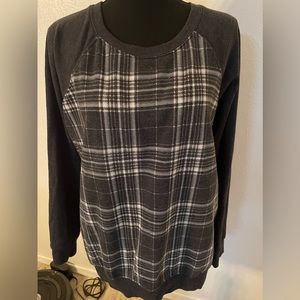 Torrid plaid sweatshirt size 0X